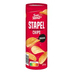 SUN SNACKS Stapelchips* Chips & Salzgebäck Bei Aldi Nord.