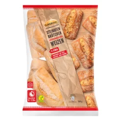 GOLDÄHREN Steinofenbrötchen Weizen* Brot & Toast Bei Aldi Nord.