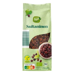 BIO Sultaninen* Nüsse, Trockenfrüchte, Kerne & Samen Bei Aldi Nord.|Vegane Süßigkeiten & Snacks Bei Aldi Nord.