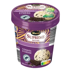 MUCCI Supreme Rich & Creamy Eis* Eisbecher & Eis-Toppings Bei Aldi Nord.