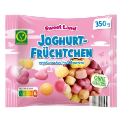 SWEET LAND Vegane / Vegetarische Fruchtgummis* Fruchtgummi, Gummibärchen & Lakritz Bei Aldi Nord.