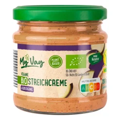 MYVAY Vegane Bio-Streichcreme* Brotaufstrich Bei Aldi Nord.|Vegane Fertigprodukte & Vorräte Bei Aldi Nord.