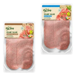 MYVAY Vegane Salami* Schinken & Salami Bei Aldi Nord.