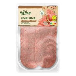 MYVAY Vegane Salami* Schinken & Salami Bei Aldi Nord.