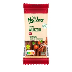 MYVAY Vegane Tyrolini / Wurzerl* Würstchen & Snackwurst Bei Aldi Nord.|Veganer Fleischersatz Bei Aldi Nord.