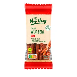 MYVAY Vegane Tyrolini / Wurzerl* Würstchen & Snackwurst Bei Aldi Nord.|Veganer Fleischersatz Bei Aldi Nord.