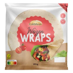 GOLDÄHREN Wraps Weizen* Brot & Toast Bei Aldi Nord.|Vegane Fertigprodukte & Vorräte Bei Aldi Nord.