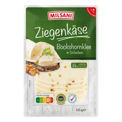 MILSANI Ziegenkäse* Scheibenkäse & Geriebener Käse Bei Aldi Nord.