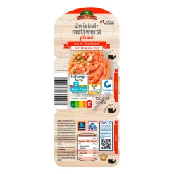 GUT DREI EICHEN Zwiebelmettwurst* Wurstaufschnitt & Streichwurst Bei Aldi Nord.
